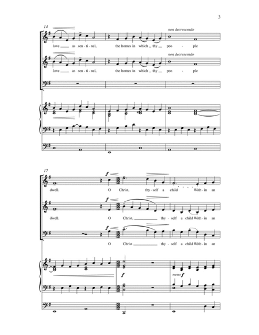 Our Father, By Whose Name 3-Part scores gallery preview page 3