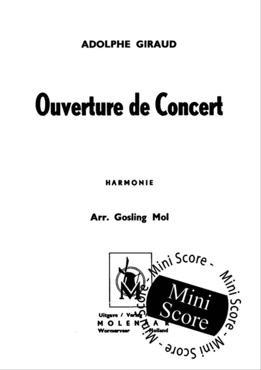 Ouverture de Concert Concert Band scores gallery preview page 3