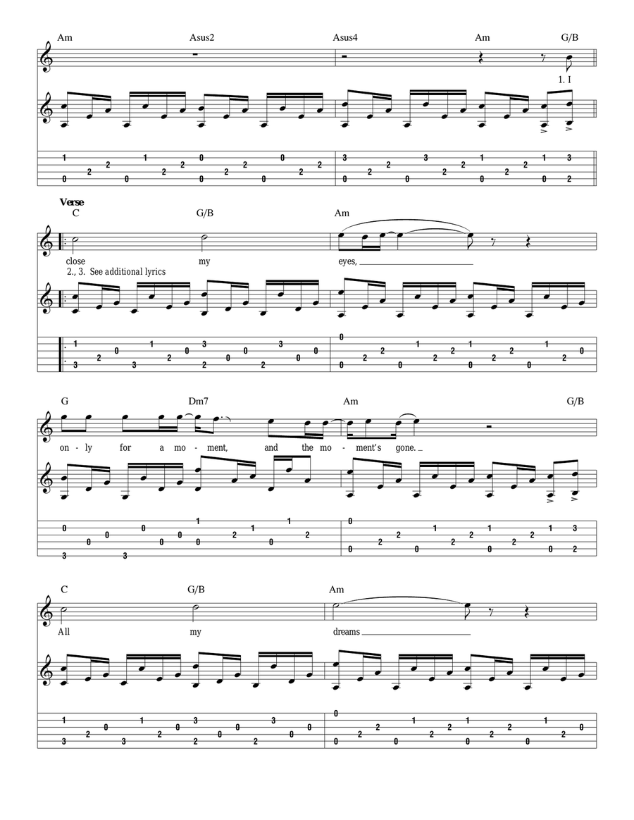 Dust In The Wind Acoustic Guitar scores gallery preview page 2