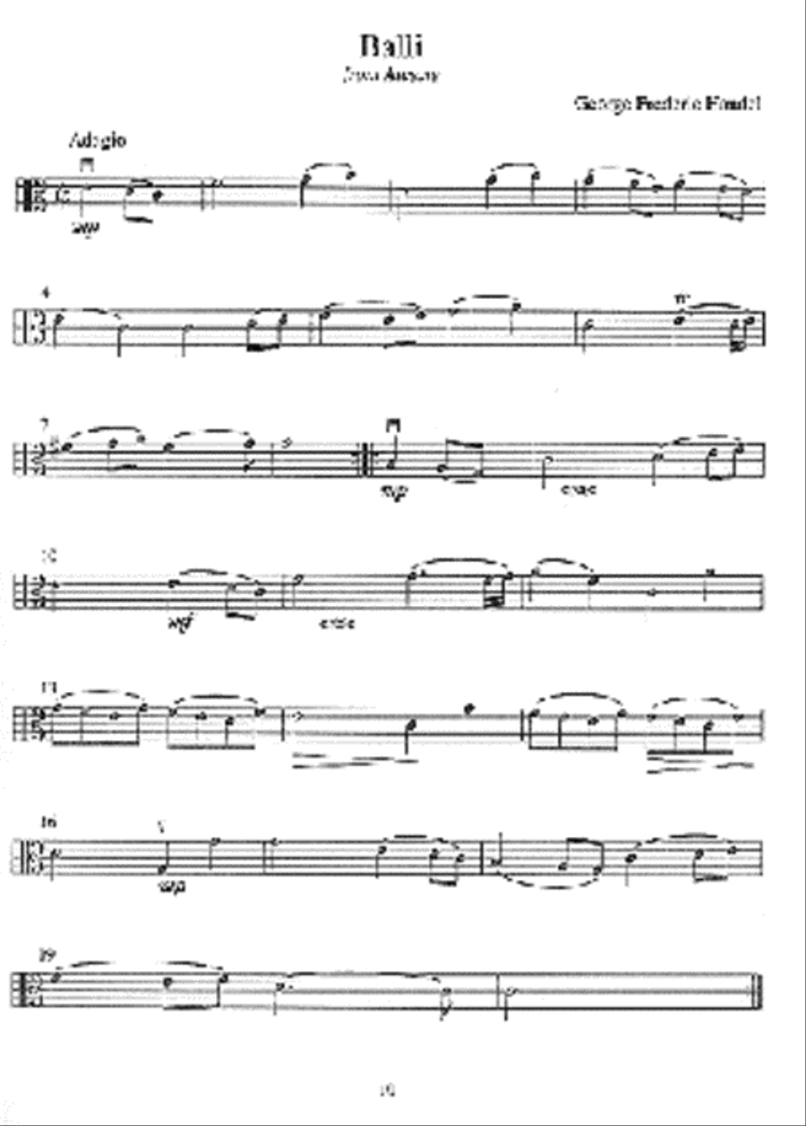 The Student Violist: Handel Viola Solo scores gallery preview page 2