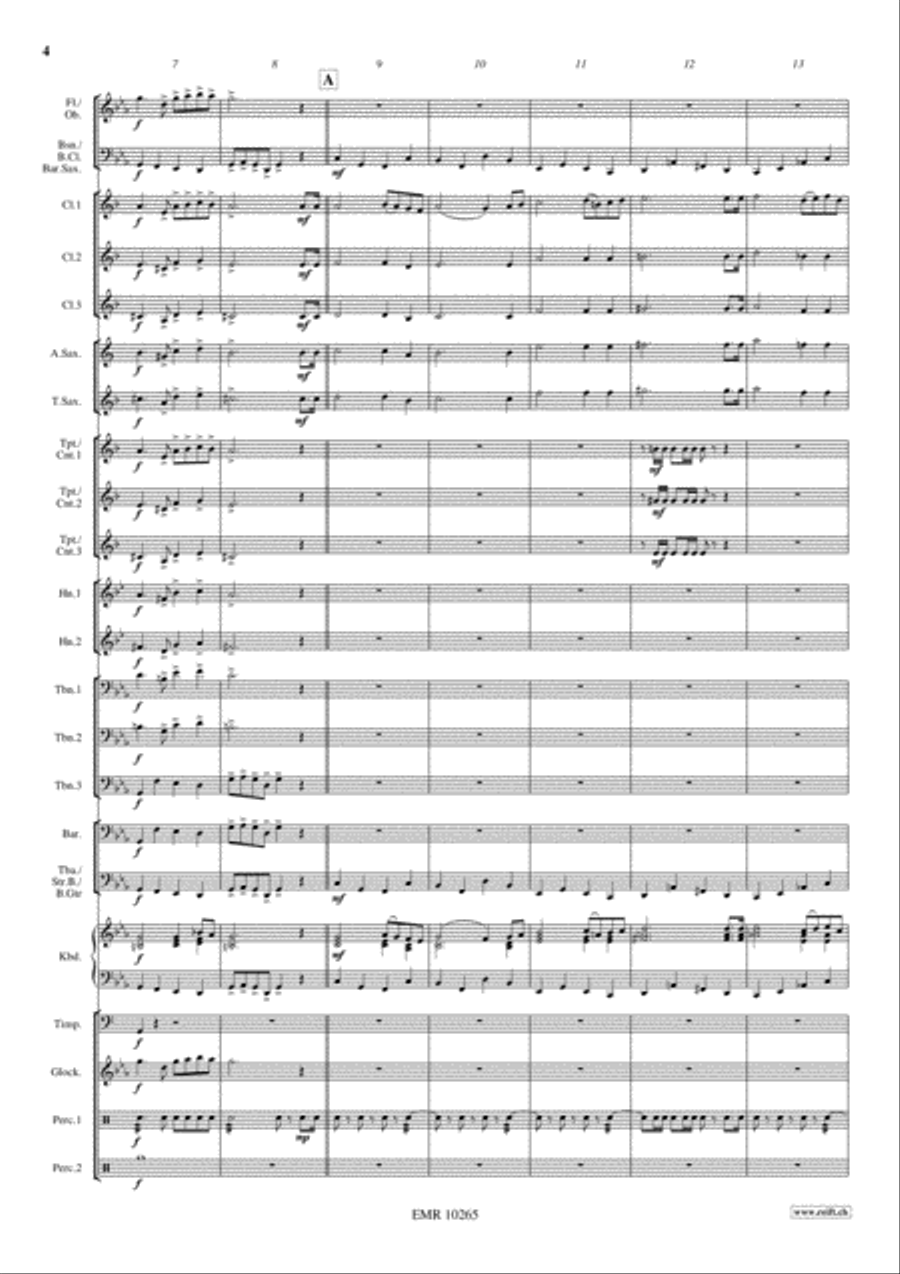 Martial Prelude Concert Band scores gallery preview page 5