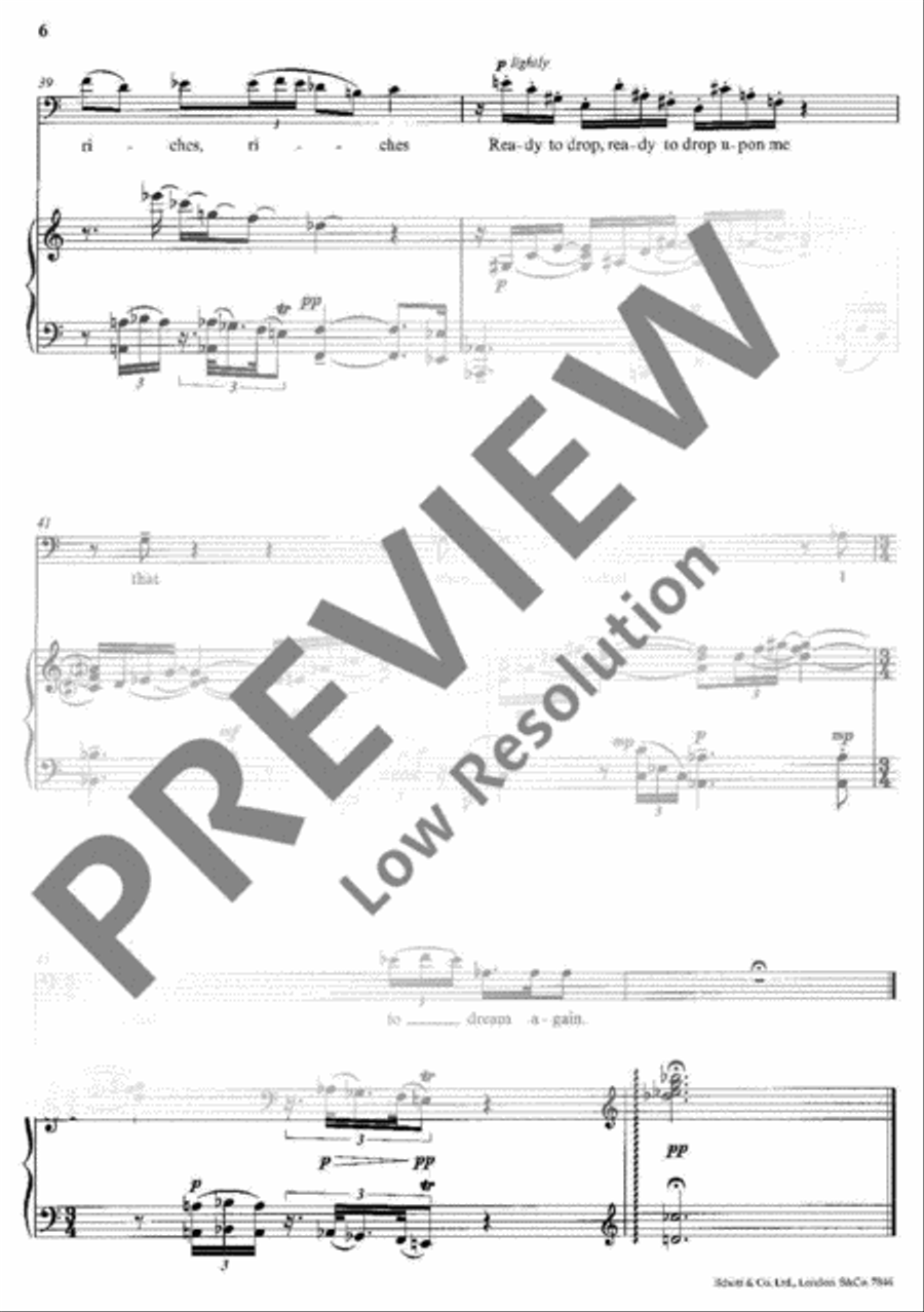 Caliban's Song Baritone Voice scores gallery preview page 9