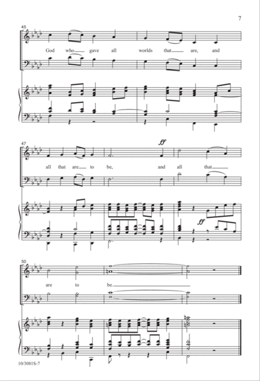 Awake, Awake to Love and Work 2-Part scores gallery preview page 7
