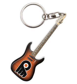 Philadelphia Flyers Electric Guitar Keychain