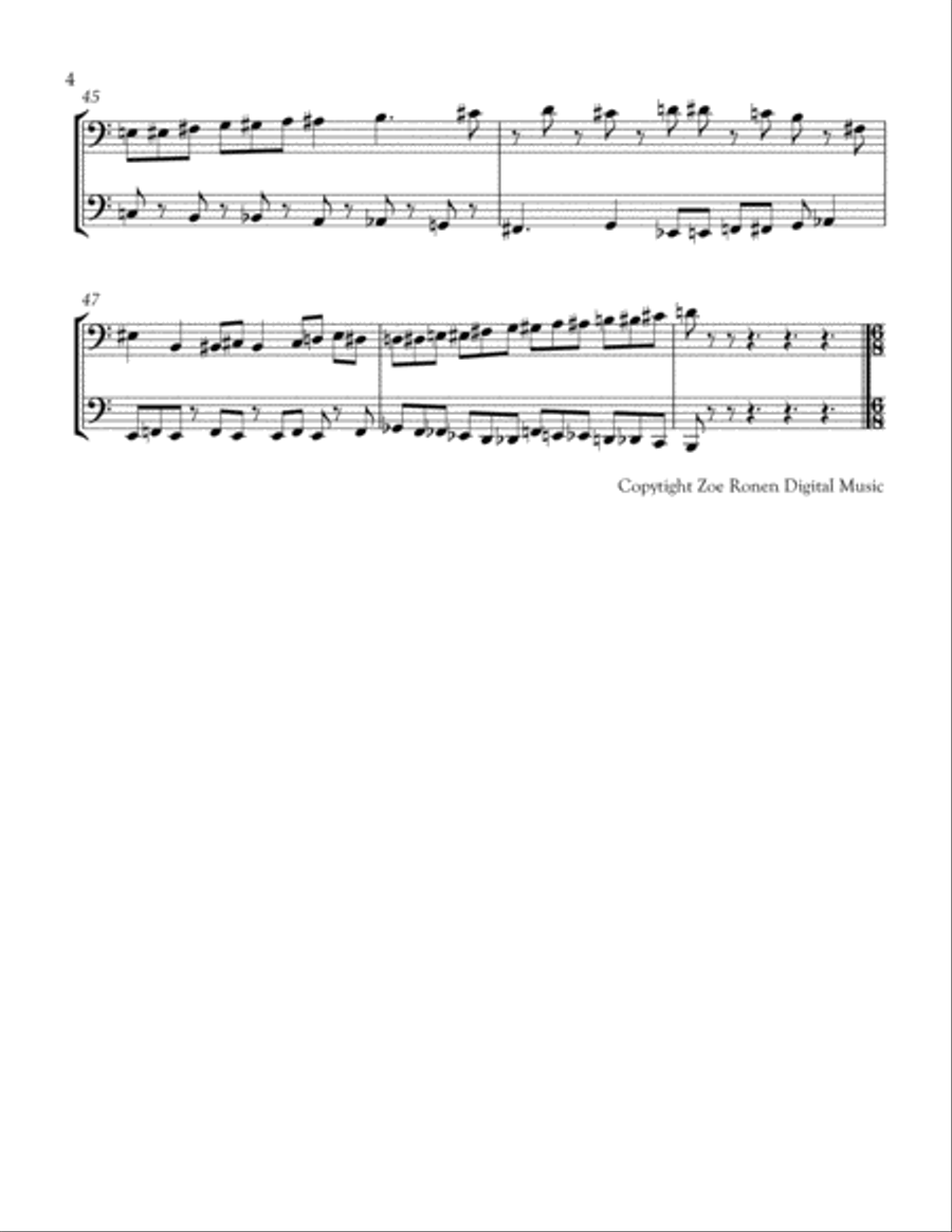 Equal But Different Woodwind Duet scores gallery preview page 4