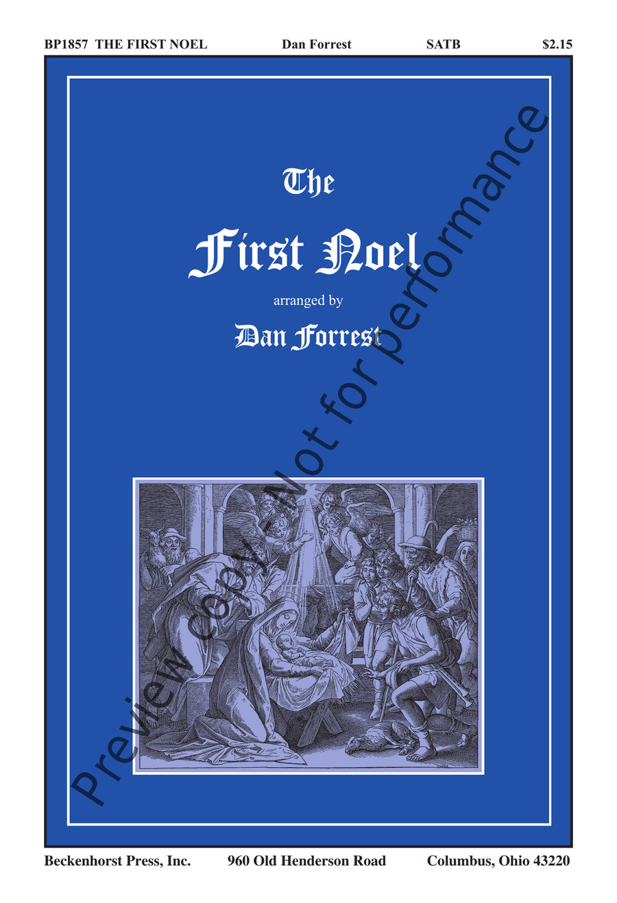 The First Noel - Dan Forrest - SATB 4-Part scores gallery preview page 2