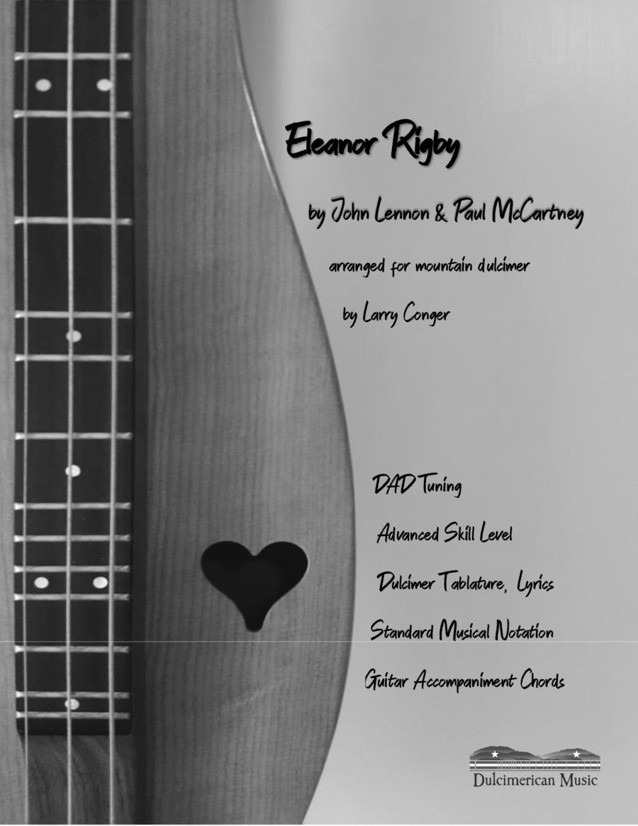 Eleanor Rigby Eleanor Rigby Dulcimer scores gallery preview page 1
