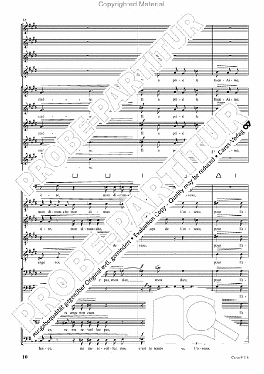 Louange a l'eternite de Jesus Choir scores gallery preview page 11
