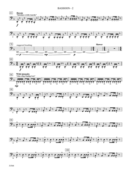 The Dark Knight, Concert Suite from: Bassoon