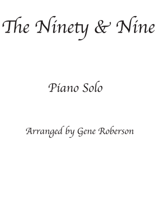 Book cover for The Ninety and Nine Piano Solo