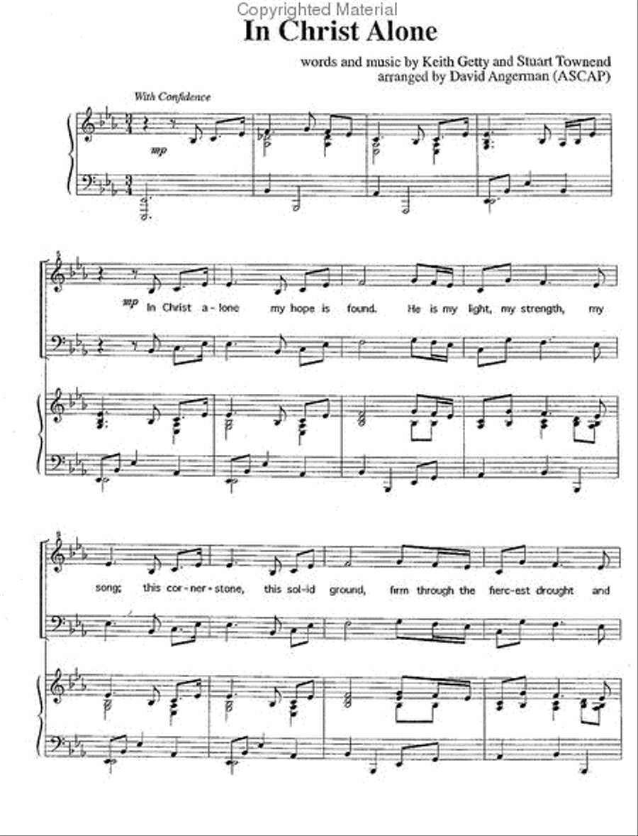 In Christ Alone In Christ Alone 4-Part scores gallery preview page 2