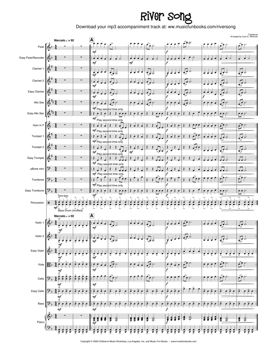 River Song Full Orchestra scores gallery preview page 1