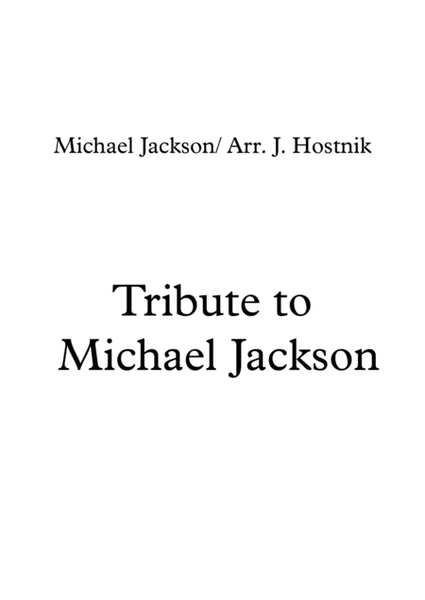Tribute to Michael Jackson-accordion orchestra SCORE