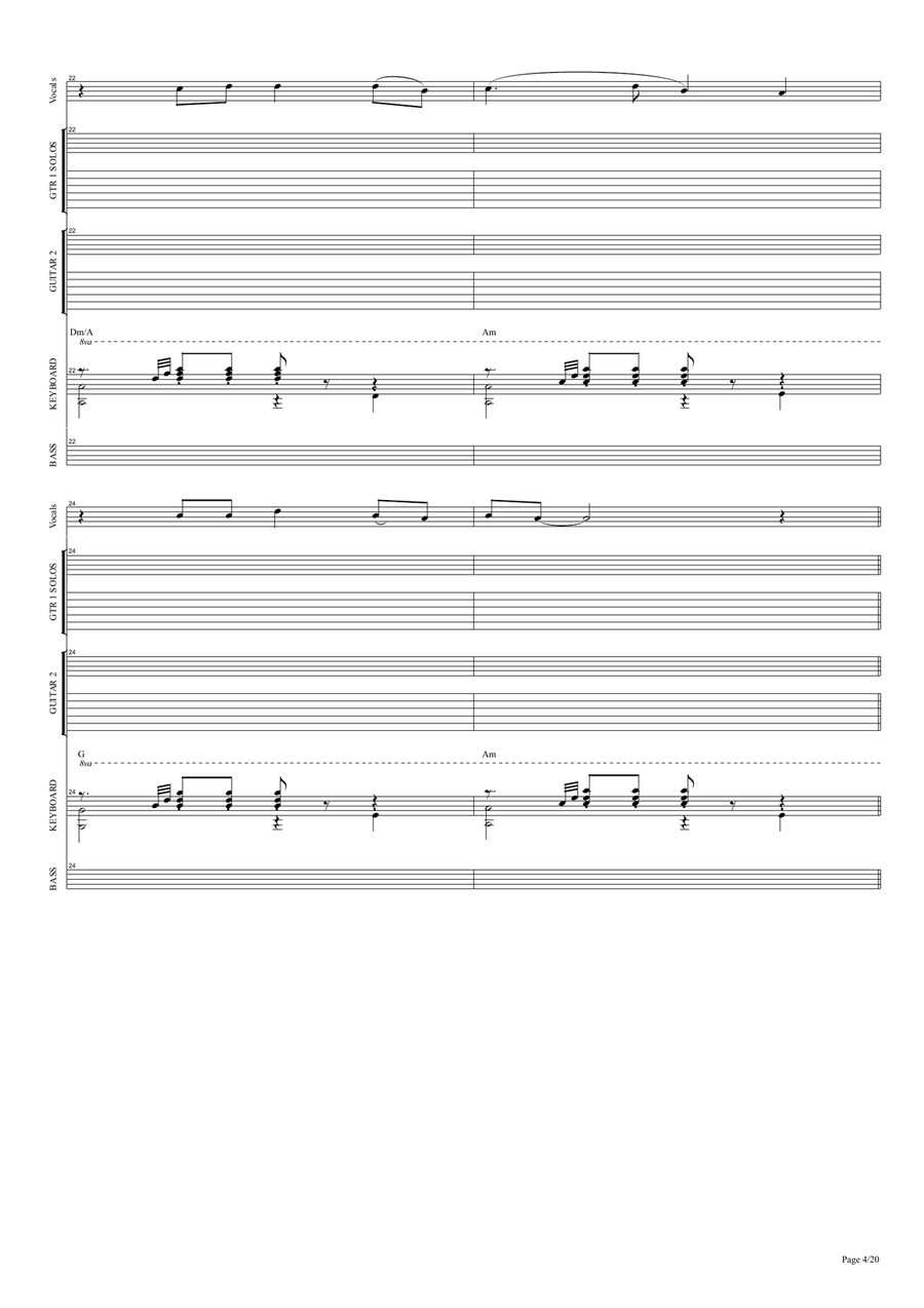 Djurdjevdan /Свети Георги - Goran Bregovic /Ку-ку Бенд cover by SLAVE Acoustic Guitar scores gallery preview page 5