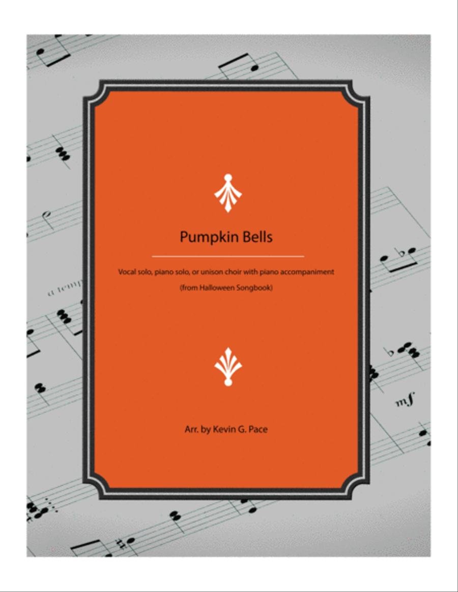 Pumpkin Bells - Halloween song Unison Choir scores gallery preview page 1
