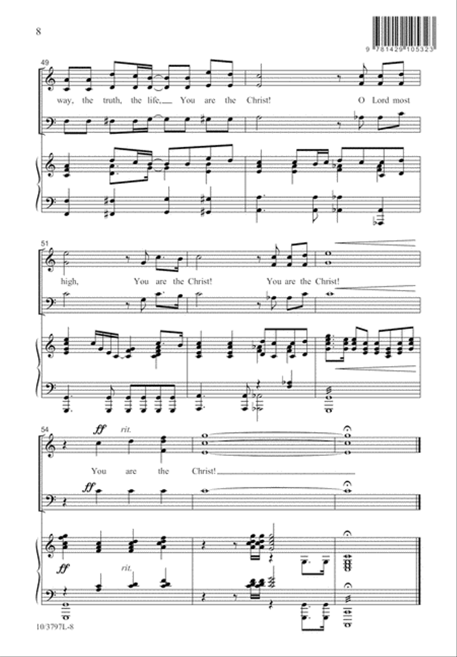 You Are the Christ! 3-Part scores gallery preview page 9