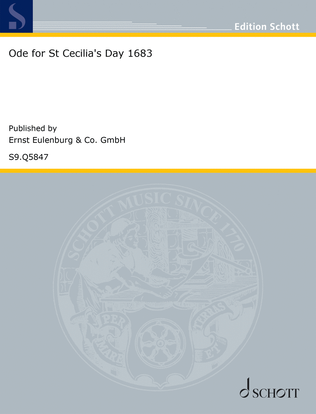 Ode for St Cecilia's Day 1683