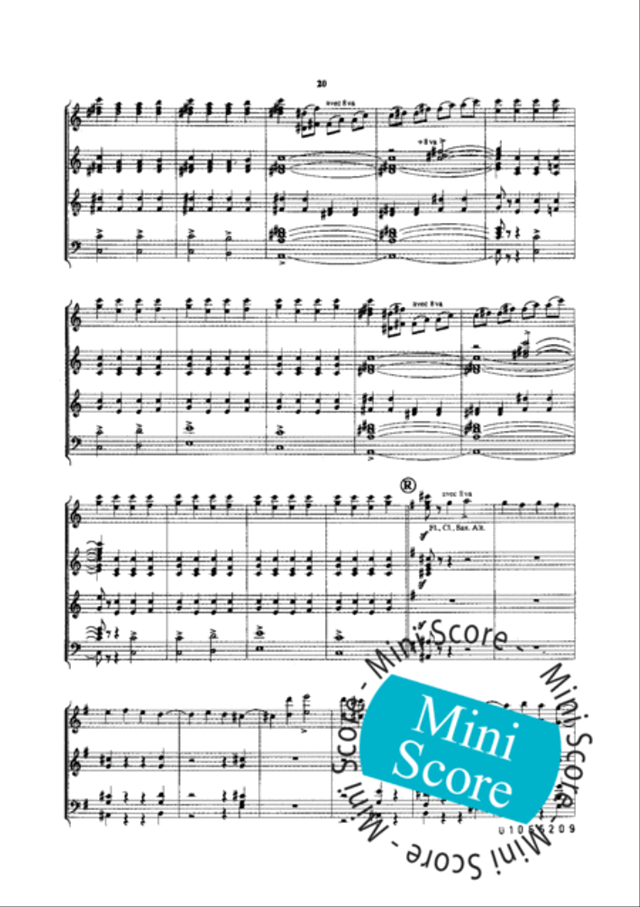 La Grande Paque Russe Concert Band scores gallery preview page 22