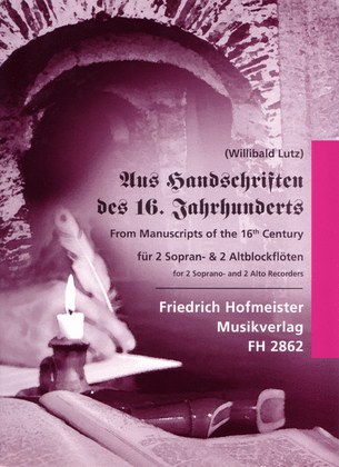 Book cover for Aus Handschriften des 16. Jahrhunderts