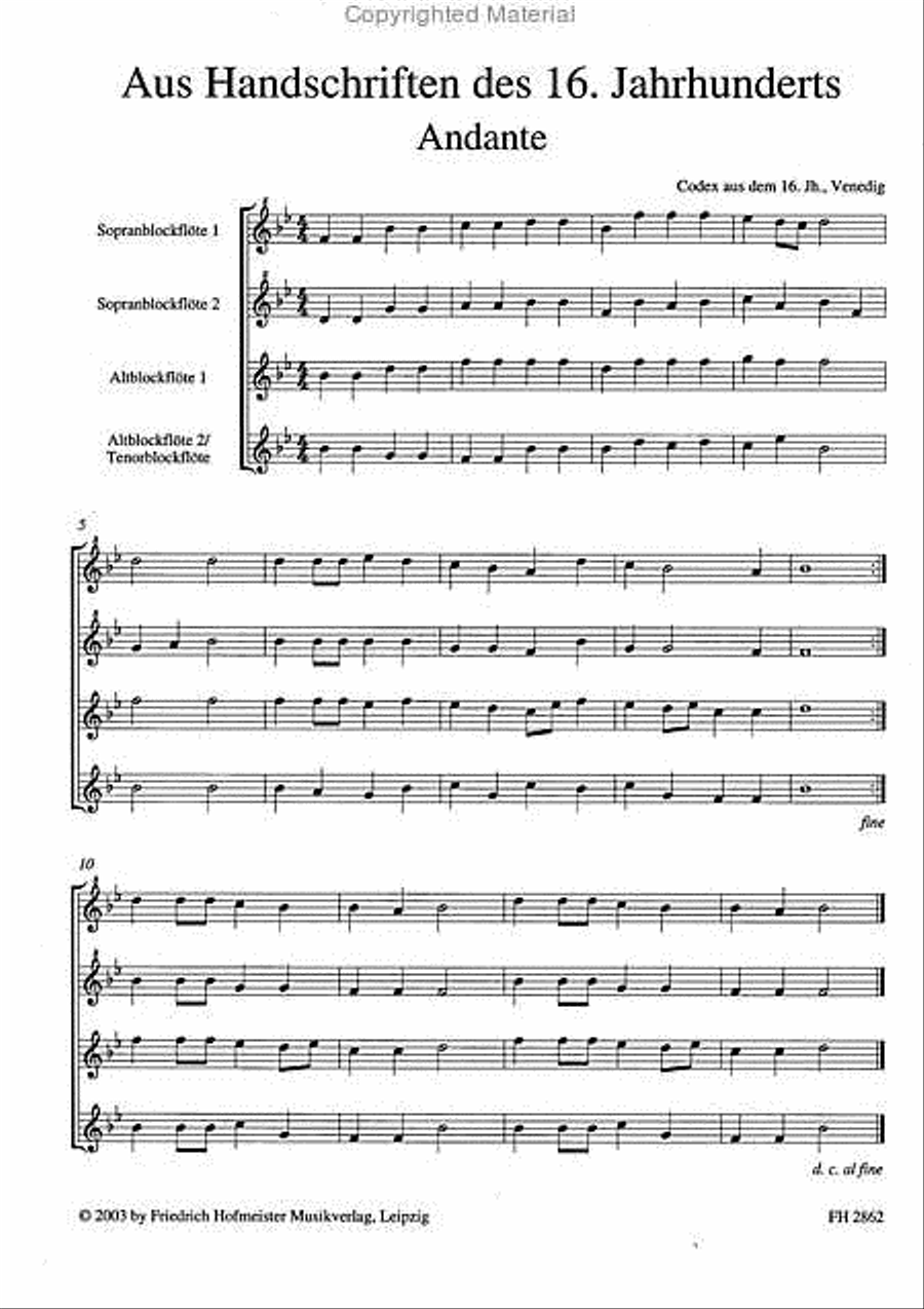 <br>Extrait de partition