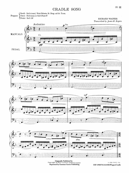 Cradle Song (Organ)