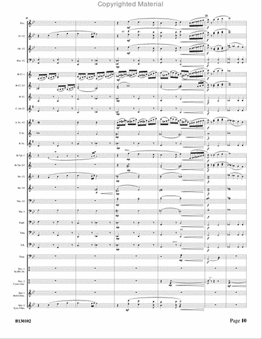 Gazebo Portraits Concert Band scores gallery preview page 13
