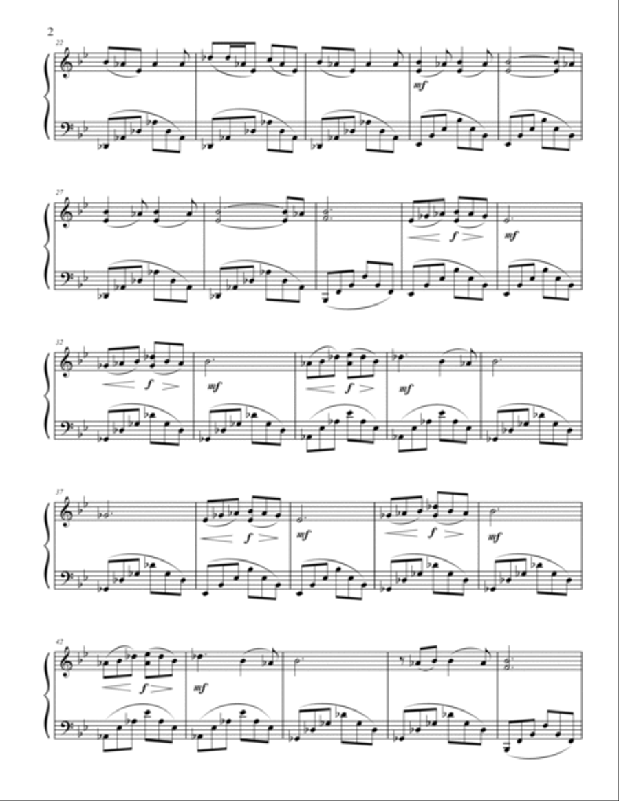 Beyond the Horizon Piano Solo scores gallery preview page 2
