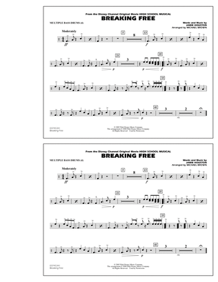 Breaking Free (from High School Musical) - Multiple Bass Drums