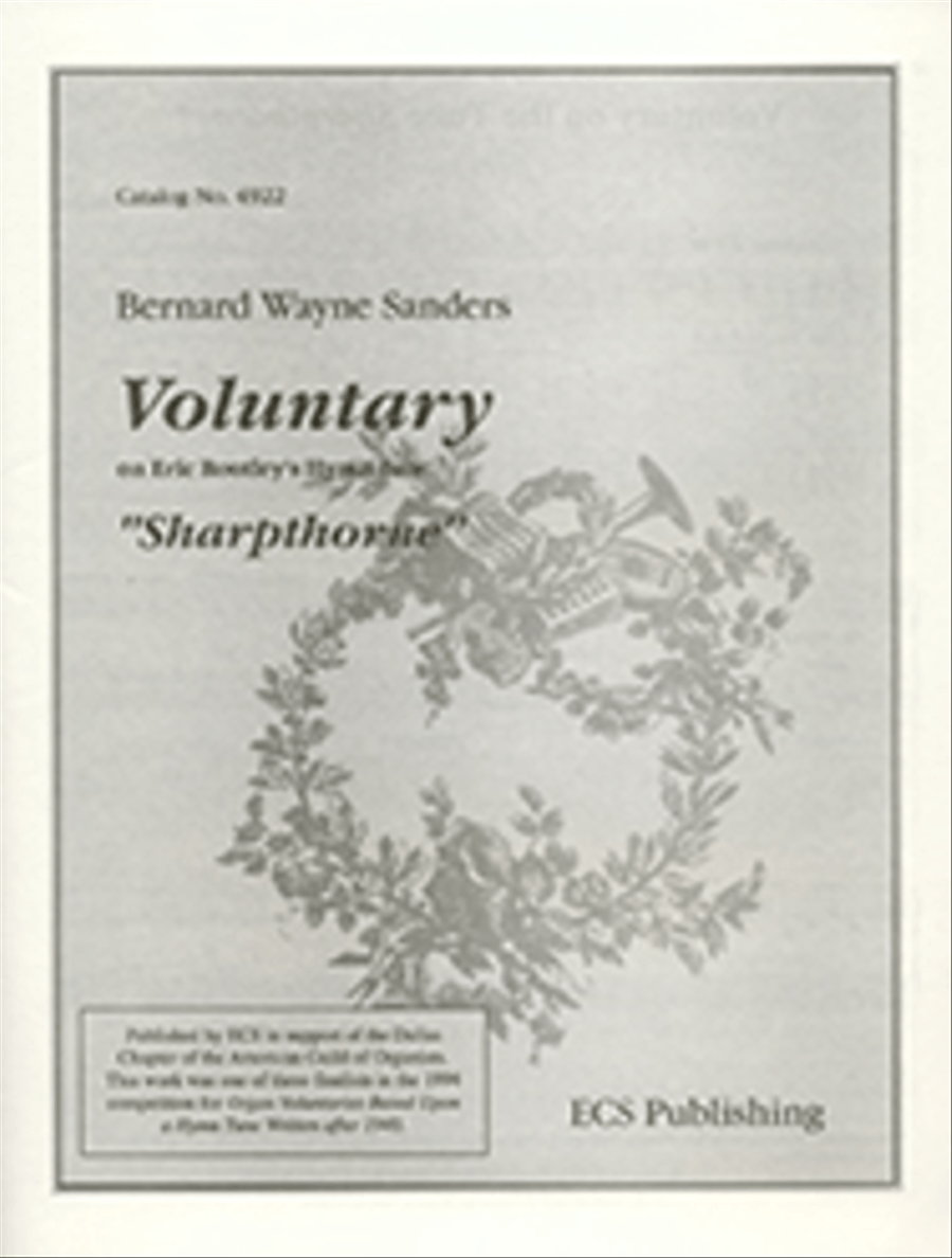 Voluntary on Sharpthorne Organ scores gallery preview page 1