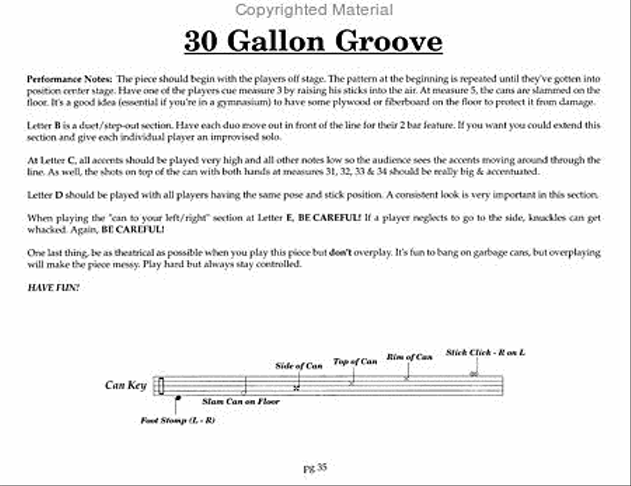 Noveltysicles - 8 Novelty Ensembles for 6 Young Percussionists Percussion Ensemble scores gallery preview page 10