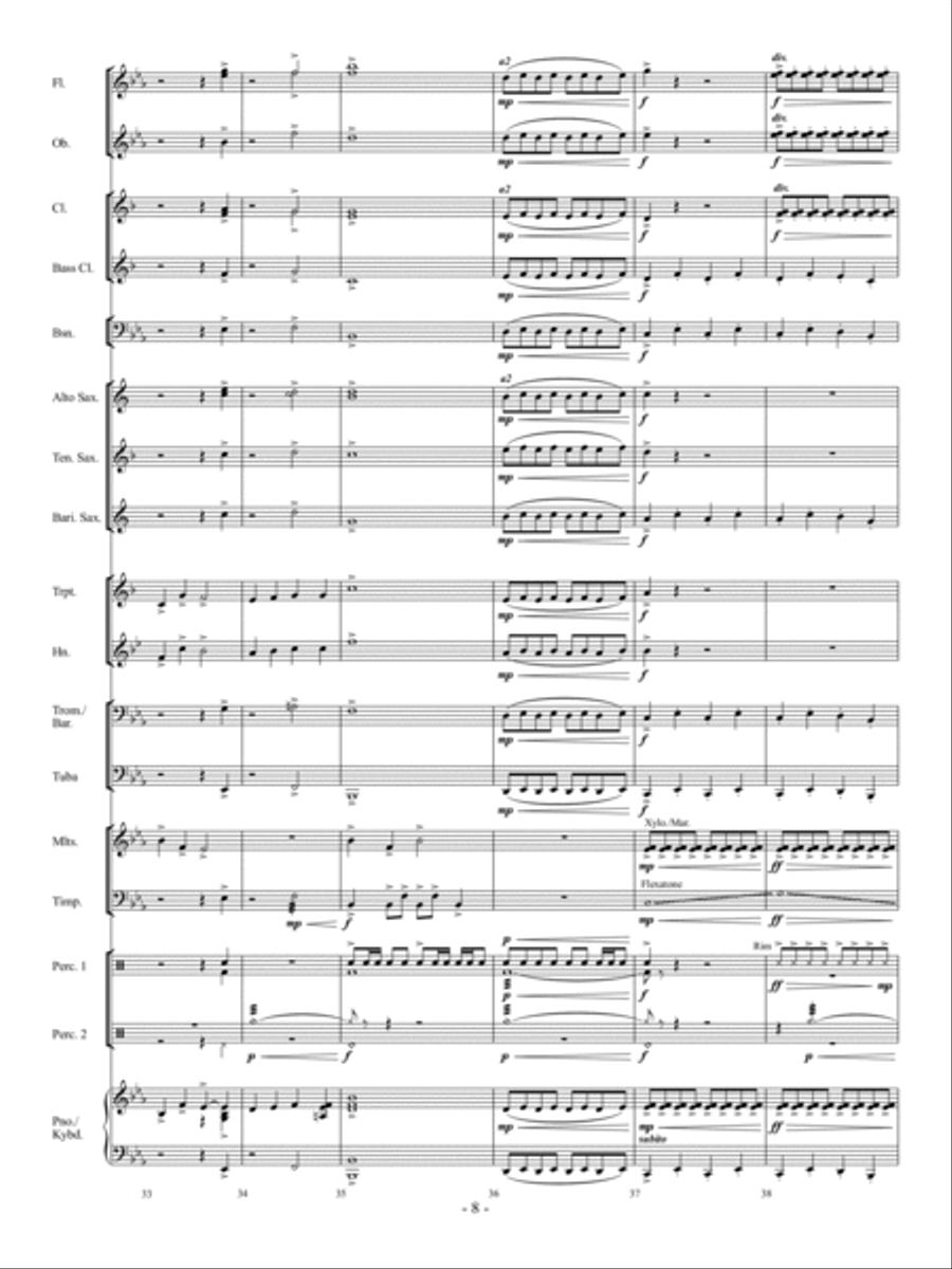 Escape From Krypton Escape From Krypton Concert Band scores gallery preview page 7