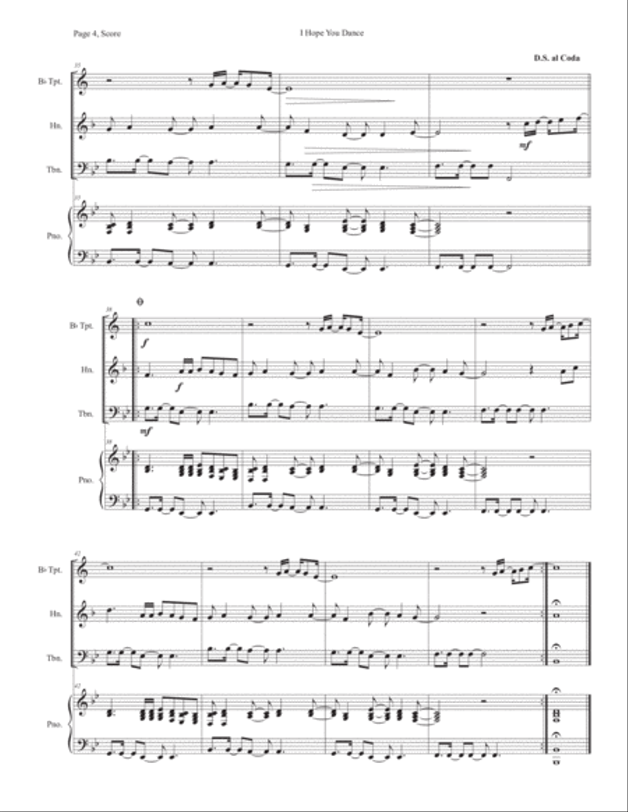 I Hope You Dance I Hope You Dance Assurance scores gallery preview page 4