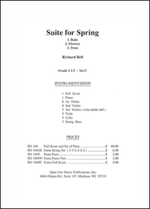 Suite For Spring - Score