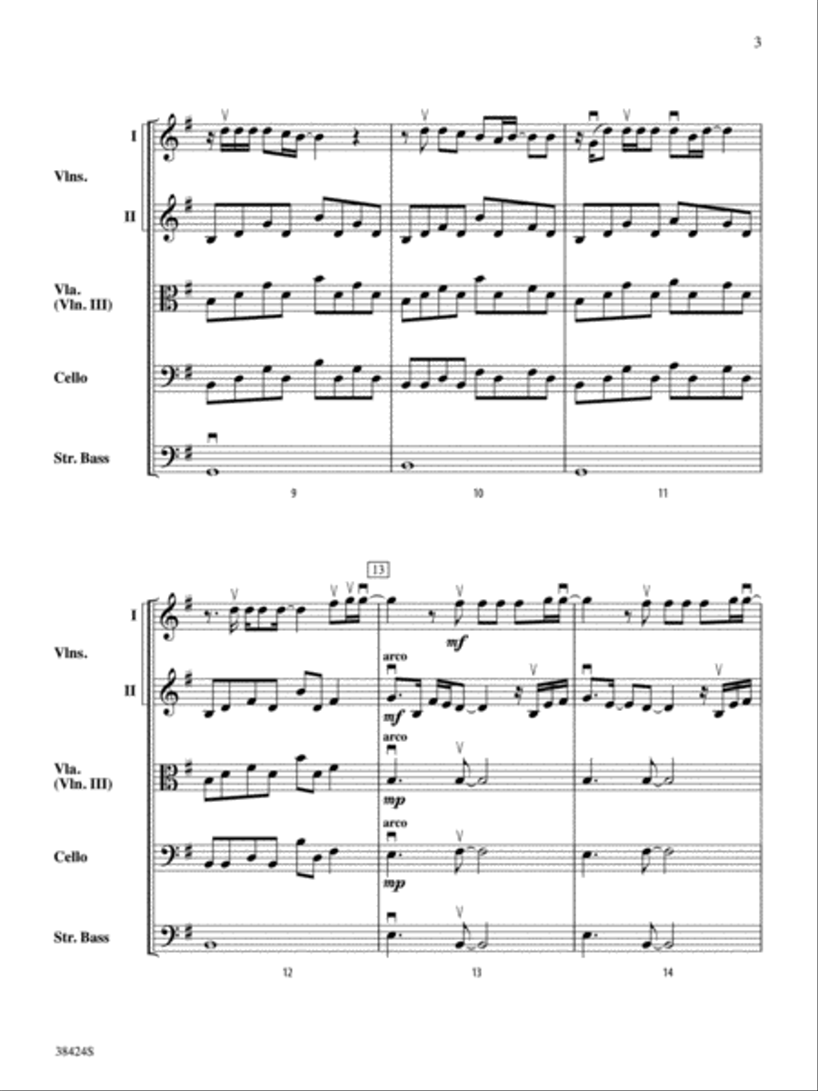 My Immortal: Score My Immortal: Score String Orchestra scores gallery preview page 3