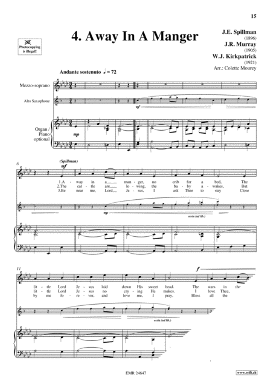 20 Greatest Christmas Songs Vol. 1 Alto Saxophone scores gallery preview page 6