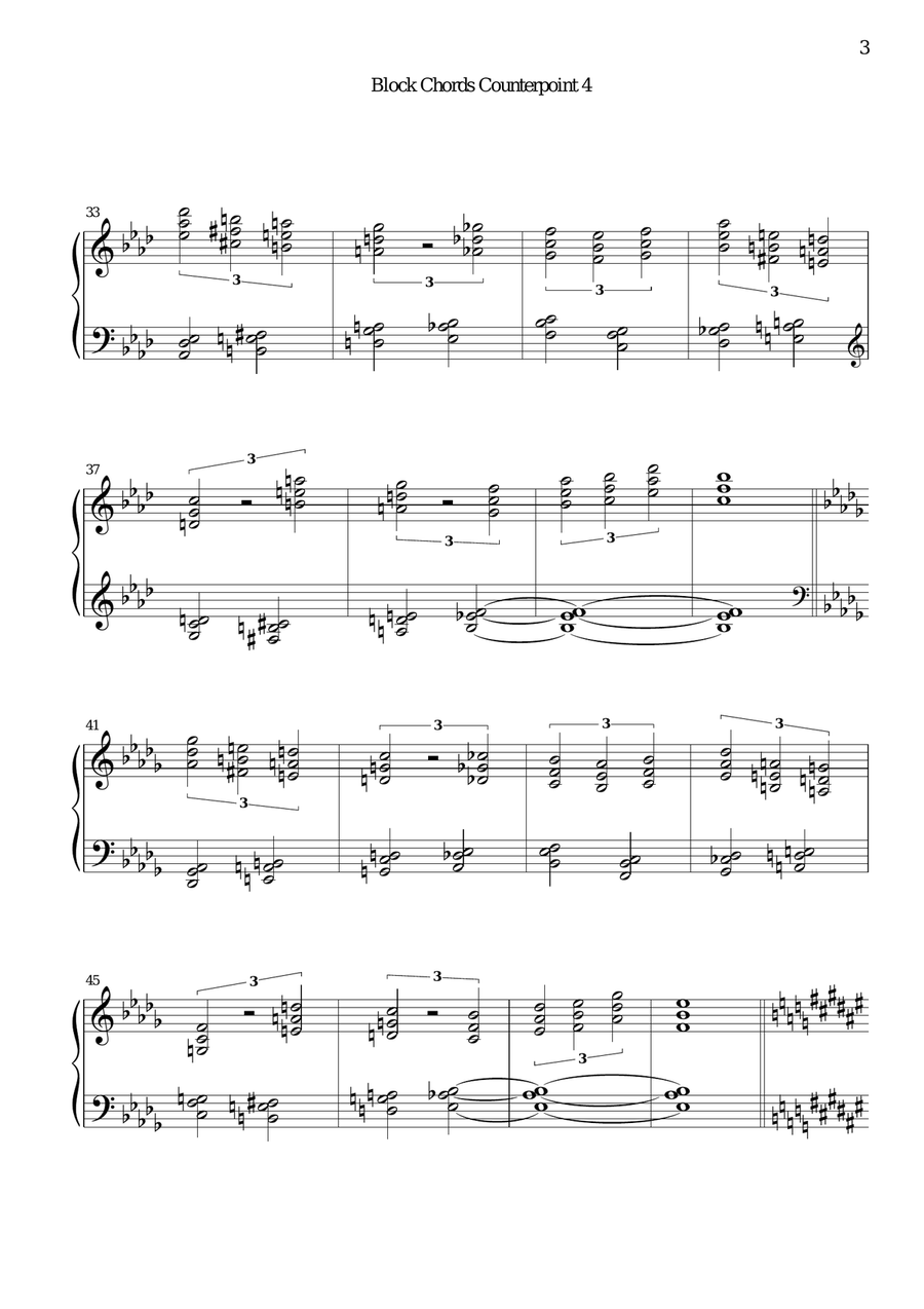 Block Chords Counterpoint 4 Piano Method scores gallery preview page 3