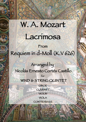 Lacrimosa (from Requiem in D minor, K. 626) for Wind & String Quintet