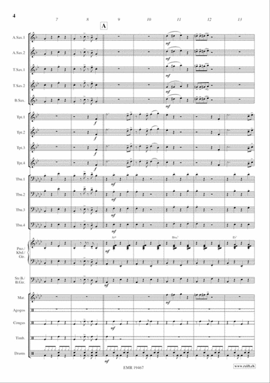 Brasilia Big Band scores gallery preview page 5