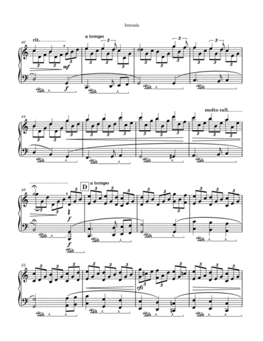 Intrada Piano Solo scores gallery preview page 4