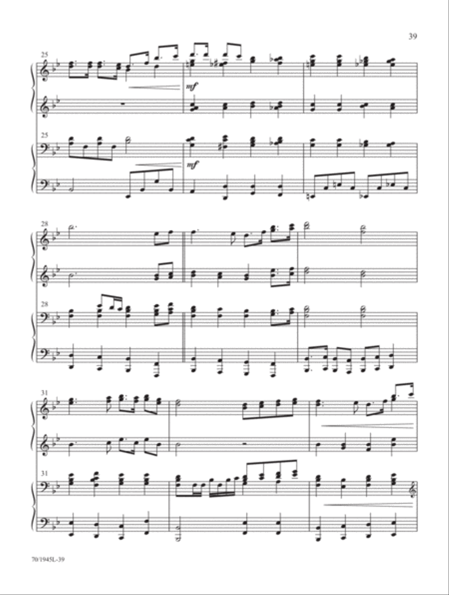 Come, Christians, Join to Play! Piano Duet scores gallery preview page 22
