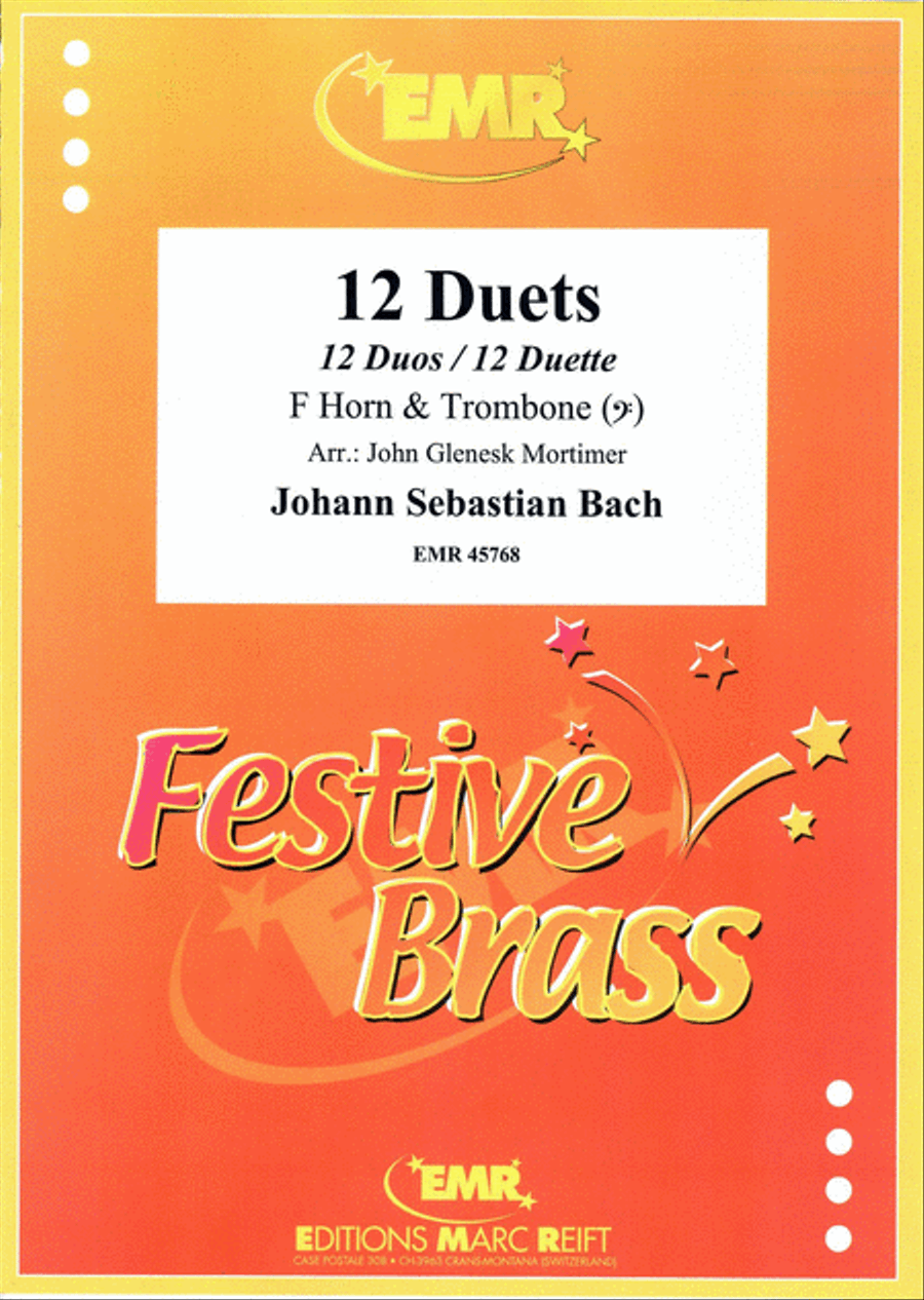 12 Duets Trombone scores gallery preview page 1