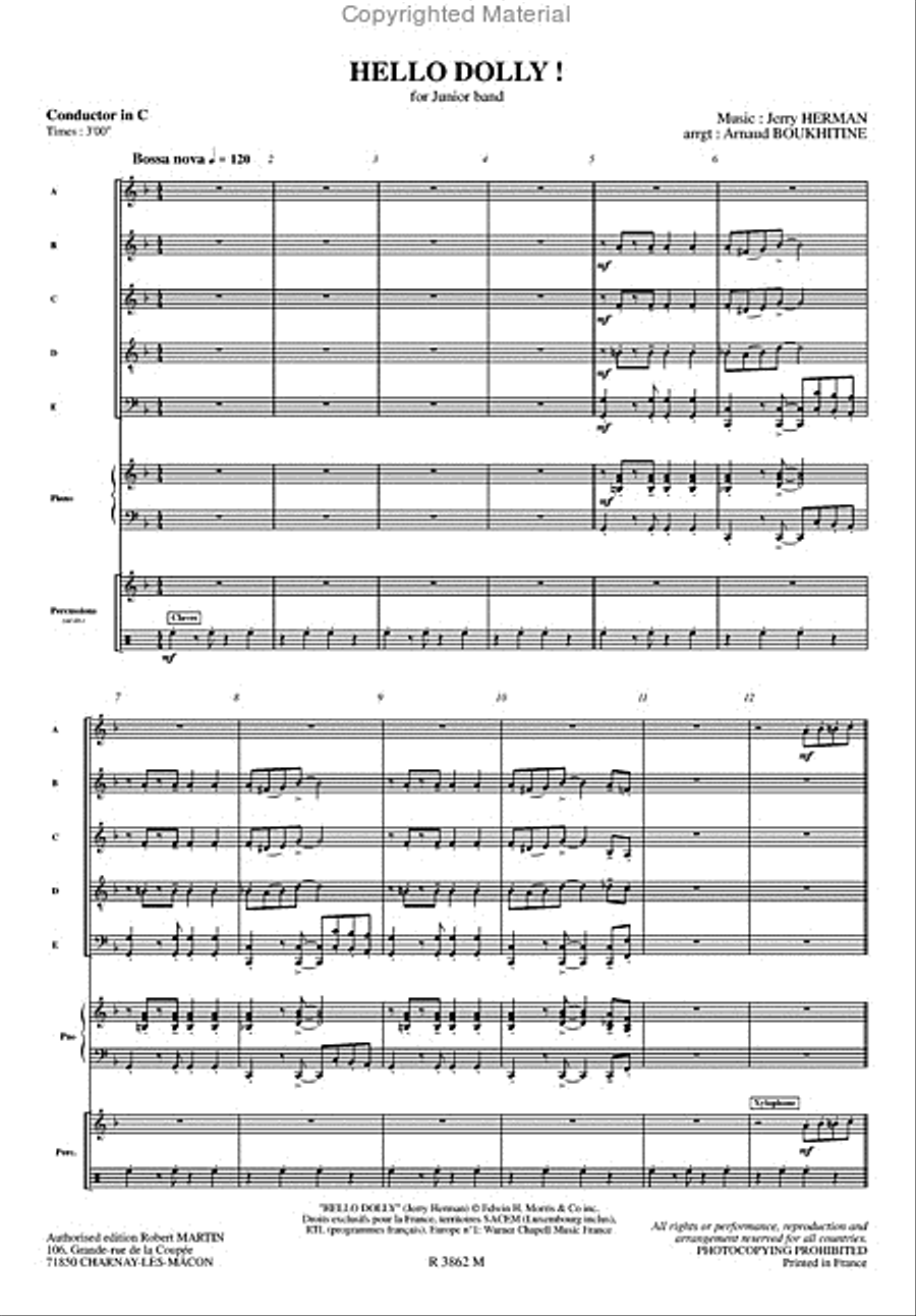 Hello dolly Orchestra scores gallery preview page 2