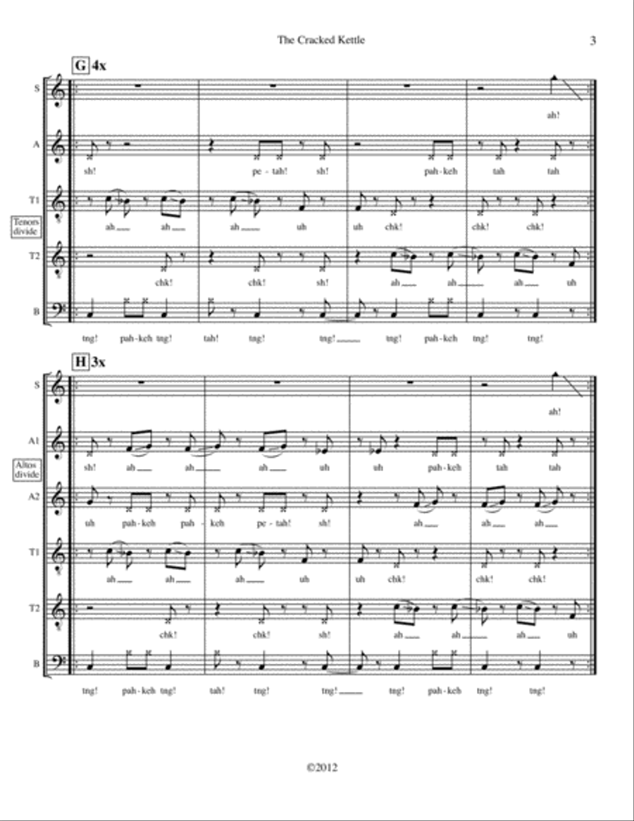 The Cracked Kettle Divisi scores gallery preview page 5