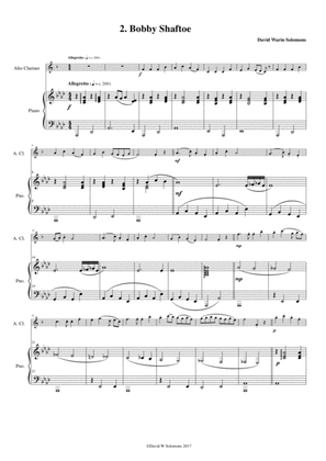 Folk Song Snapshots No 2 Bobby Shafto for alto clarinet and piano
