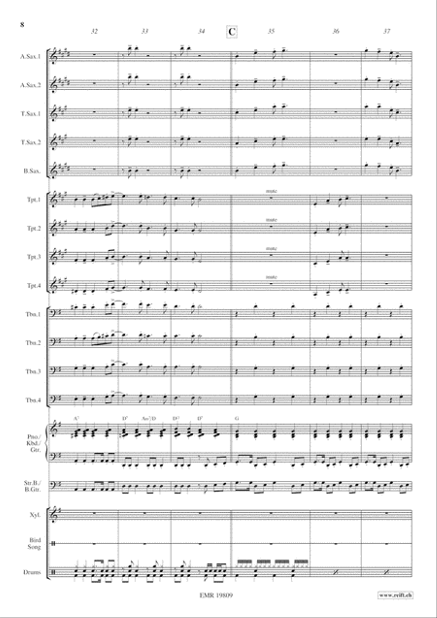 Disco Bird Disco Bird Big Band scores gallery preview page 9