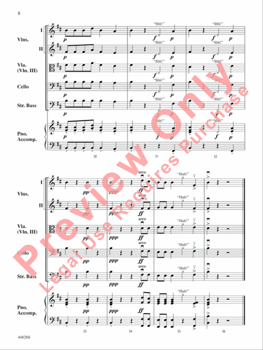 Ninja Ninja String Orchestra scores gallery preview page 9