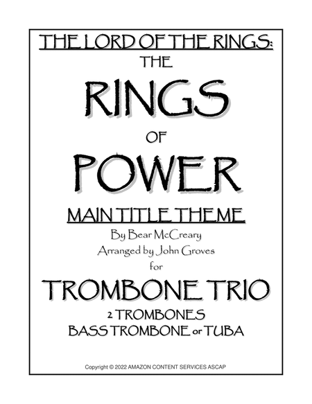 The Lord Of The Rings: The Rings Of Power - Main Title Theme image number null