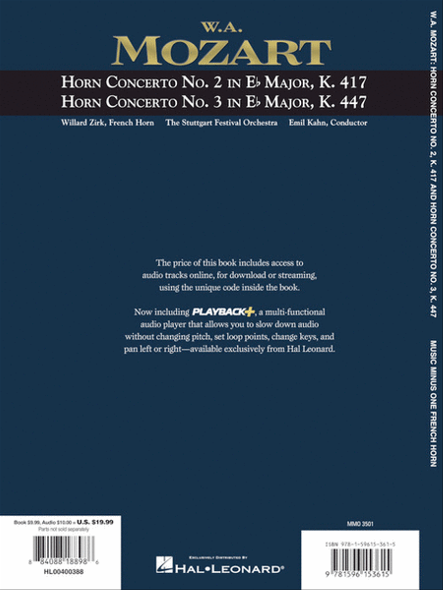 Mozart - Horn Concerto No. 2, KV417; Horn Concerto No. 3, KV447 Horn Solo scores gallery preview page 5