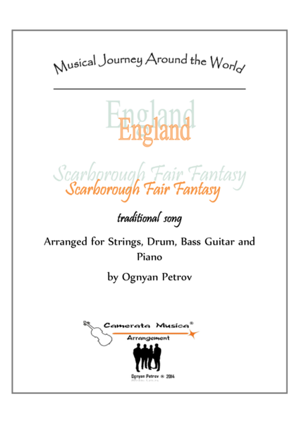 Scarborough Fair Fantasy for strings,drum,bass guitar and piano
