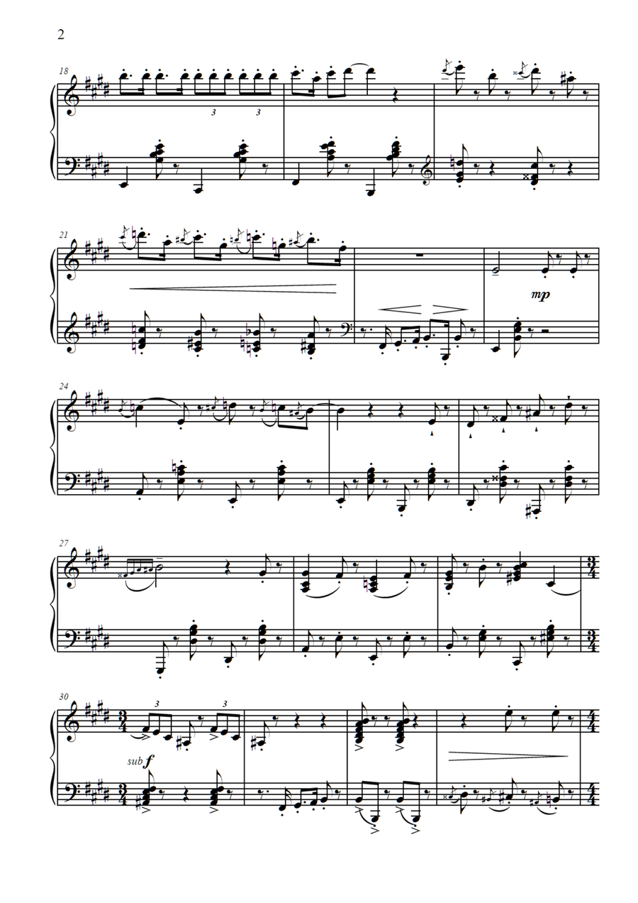 Red Cat for Piano Red Cat for Piano Piano Method scores gallery preview page 3